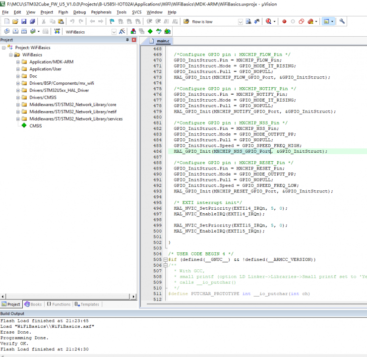 “基于STM32U5的B-U585I-IOT02A