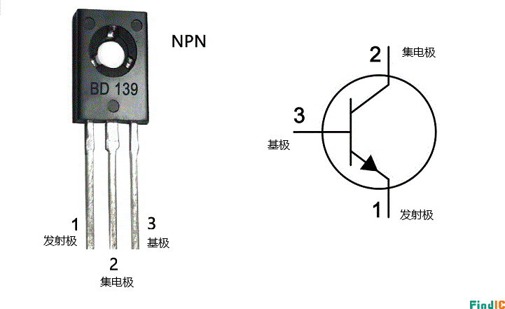 BD139 引脚图