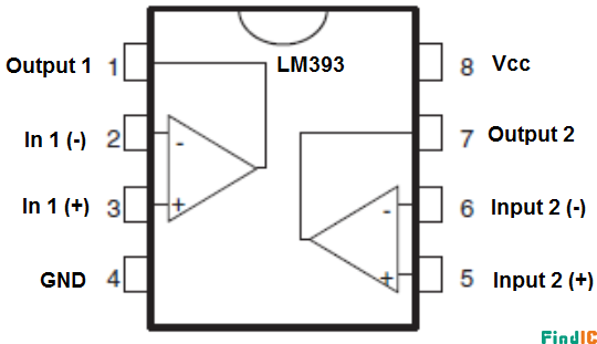 LM393引脚图