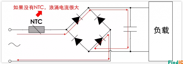 NTC热敏电阻电路图