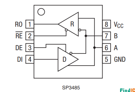 SP3485EN引脚原理图