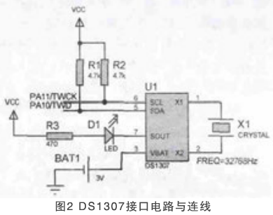基于ARM和DS1307的实时时钟系统设计