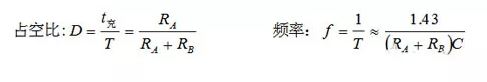 四款555定时器产生方波的电路