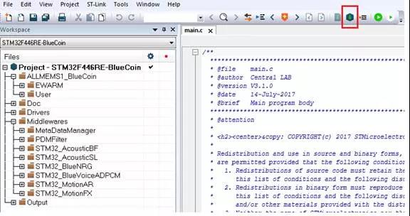 BlueCoin玩起来(二)--开发板配套软件包介绍 FP-SNS-ALLMEMS1