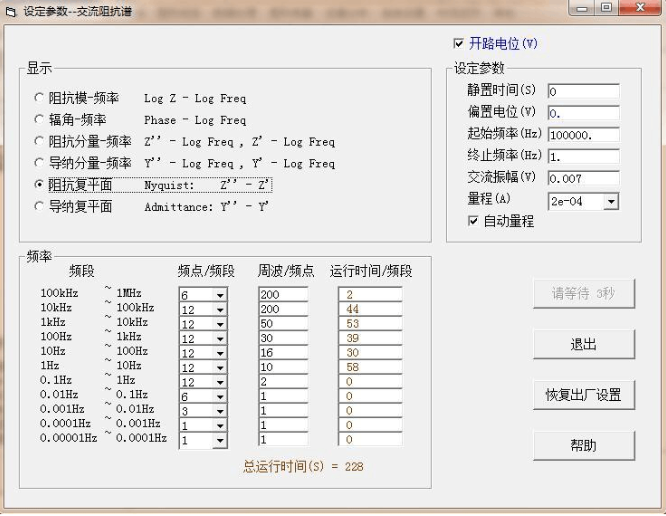 交流阻抗的测量方法 