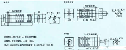 万能转换开关选型及使用