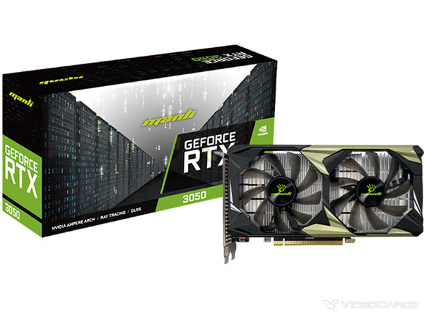 穿越了！6年前的RTX 3060/3050重新上市：雙槽雙風扇 主打千元市場