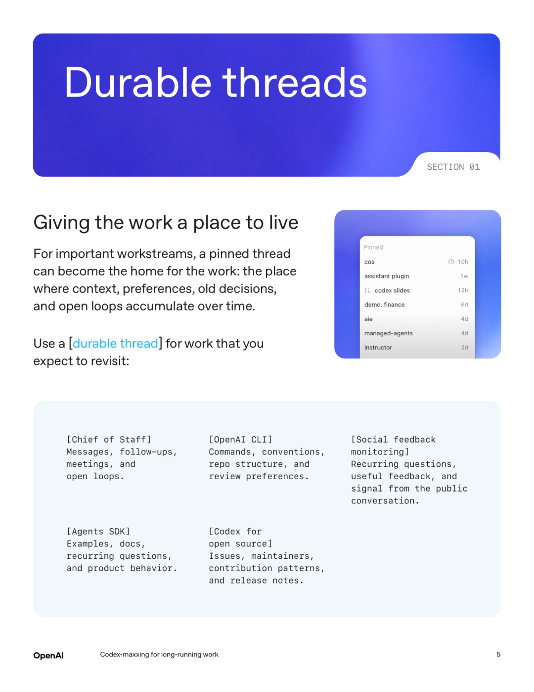 Durable threads 頁面