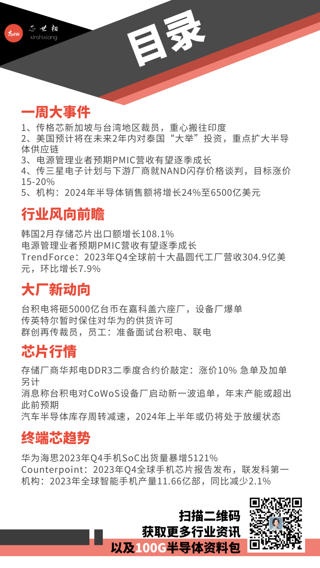 传格芯裁员；传三星计划NAND涨价15-20%；美国将大举投资泰国半导体......一周芯闻汇总（3.11-3.17）-电子工程专辑
