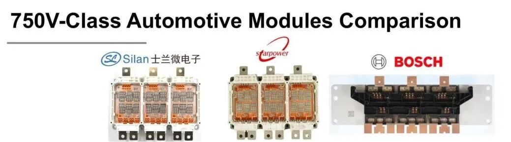 750V class automotive modules comparison