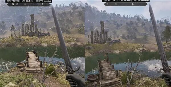 NVIDIA DLSS 4.5让老外惊呼魔法!240p马赛克画质秒变高清可玩