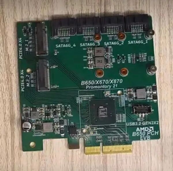 AMD 600/800芯片組竟然插在Intel 主板上！帶來更多M.2 、SATA、USB