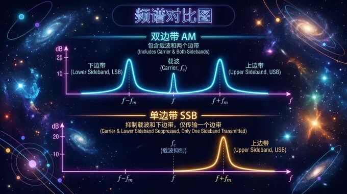 雙邊帶與單邊帶對比