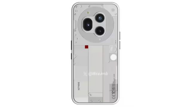 Nothing Phone 3 leaked render