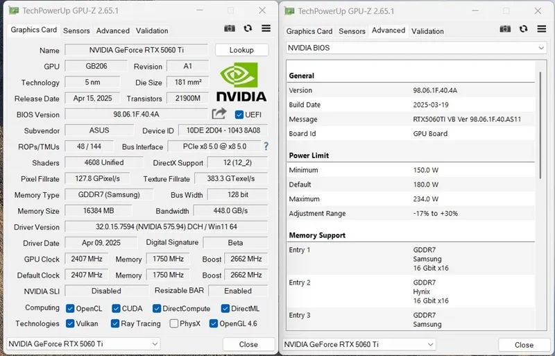 Blackwell的甜点来了！NVIDIA RTX 5060 Ti首发评测：8GB疯狂爆显存 16GB正好