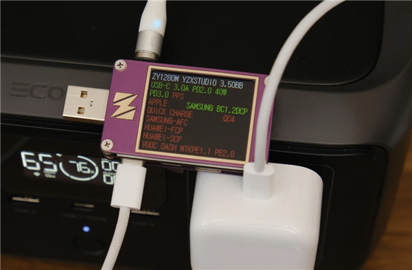 蘋果40W動態電源適配器實測：峰值60W 能跑18分鐘