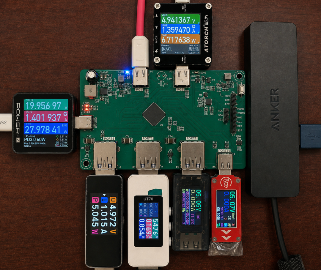 重要的是 USB-Hub 的拓撲