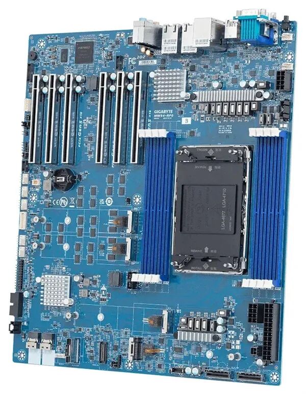 技嘉發布兩款至強600工作站主板：最高支持86核與128條PCIe 5.0