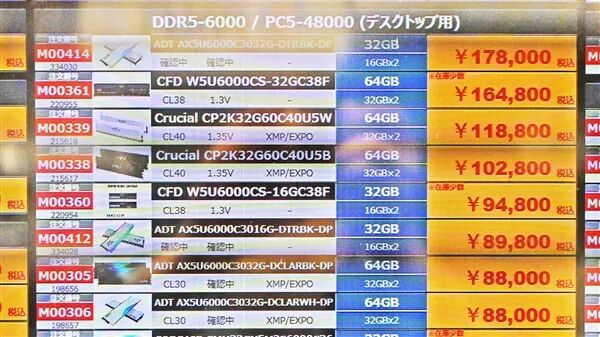 內(nèi)存價格終于松口了！DDR5最高狂降22%：創(chuàng)下四個月新低