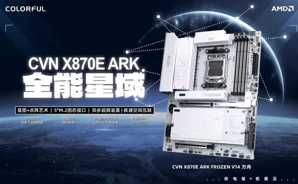 纯白只要2399元！七彩虹首款AMD X870E高端主板开卖-电子工程专辑