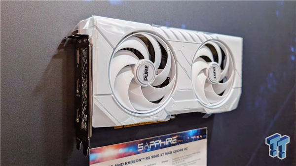 藍寶石展出RX 9060 XT產品線：從Pulse 8GB到NITRO+ 16GB全系超頻