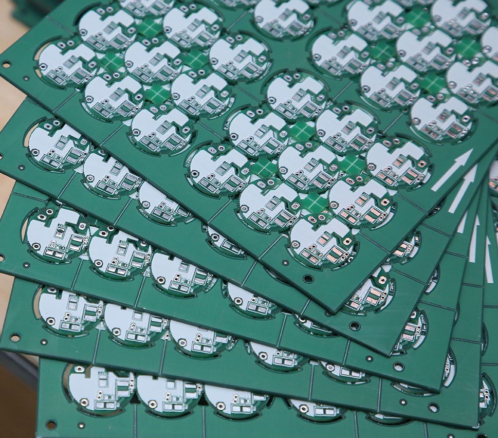 图5-23 PCB拼板阵列实物