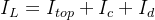 I_{L}=I_{top}+I_{c}+I_{d}