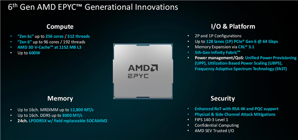 沒有P核、E核之分 AMD澄清Zen6架構(gòu)特性：只有頻率差別