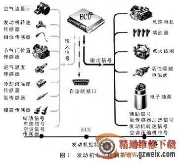 发动机ECU输入输出