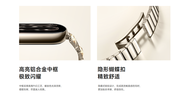 499元 小米手環(huán)10耀影金特別版發(fā)布：腕帶鑲嵌6顆工藝水晶