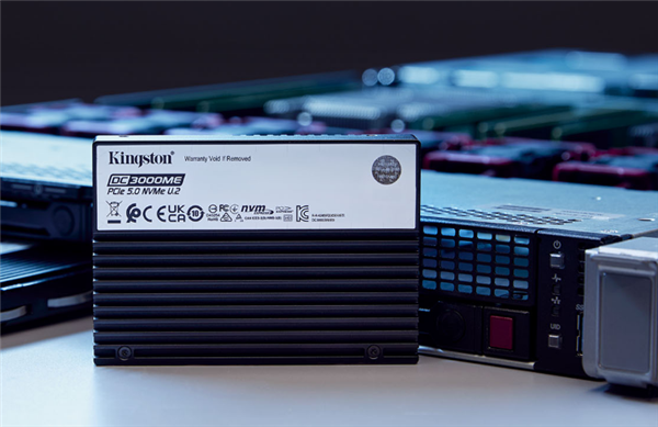 金士頓推出DC3000ME PCIe 5.0 SSD：eTLC閃存、最高15.36TB