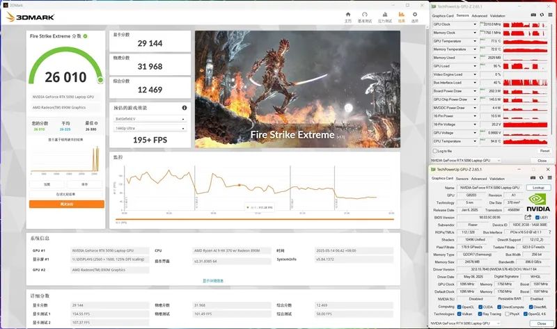超輕薄RTX 5090游戲本體驗《毀滅戰士：黑暗時代》：DLSS 4輕松駕馭4K