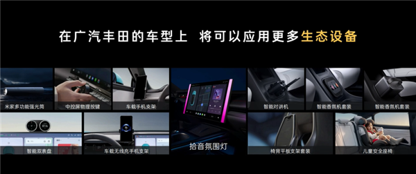 首家與小米汽車實質合作的國際大廠！廣汽豐田將接入小米生態