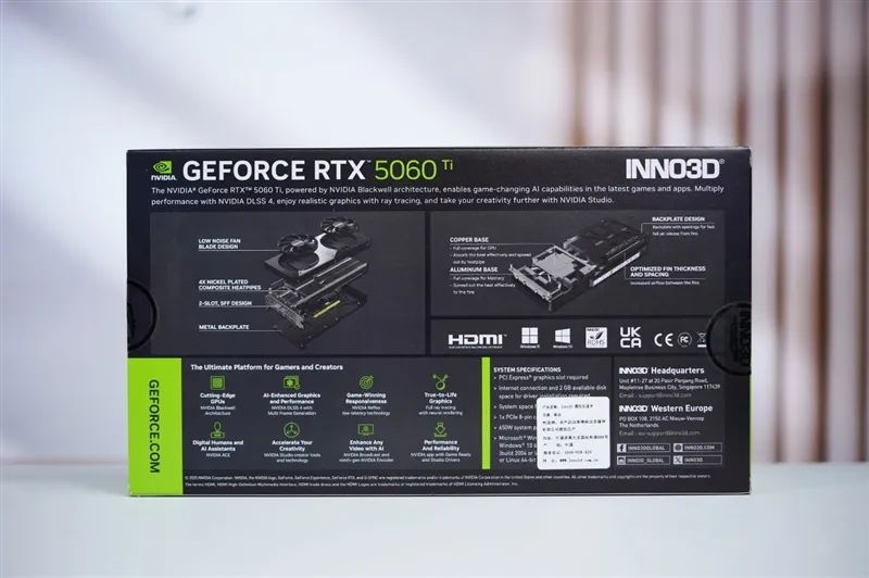 映众RTX 5060 Ti曜夜16GB显卡评测：小巧简约 DLSS 4表现亮眼