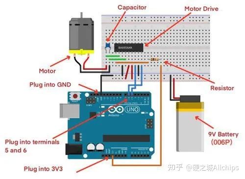 如何用Arduino控制大电流马达的转速和运行?-电子工程专辑