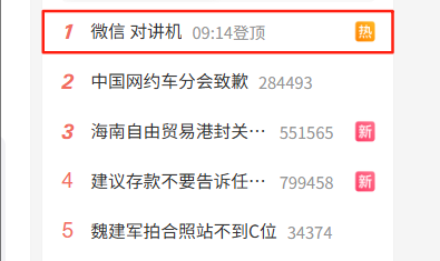 微信“對講機”登熱搜榜第一!喊over over自動發消息 網友:好玩 停不下來