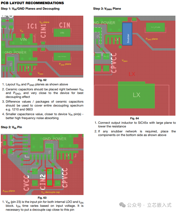 图8:SiC45x PCB 布局建议