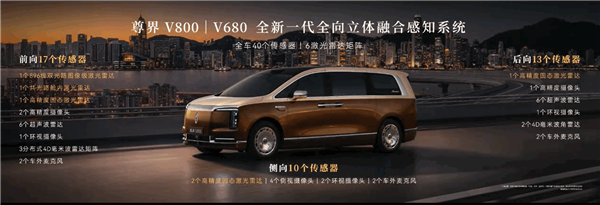 鴻蒙智行殺入百萬級MPV市場！尊界V800/V680上市：頂配101.6萬元