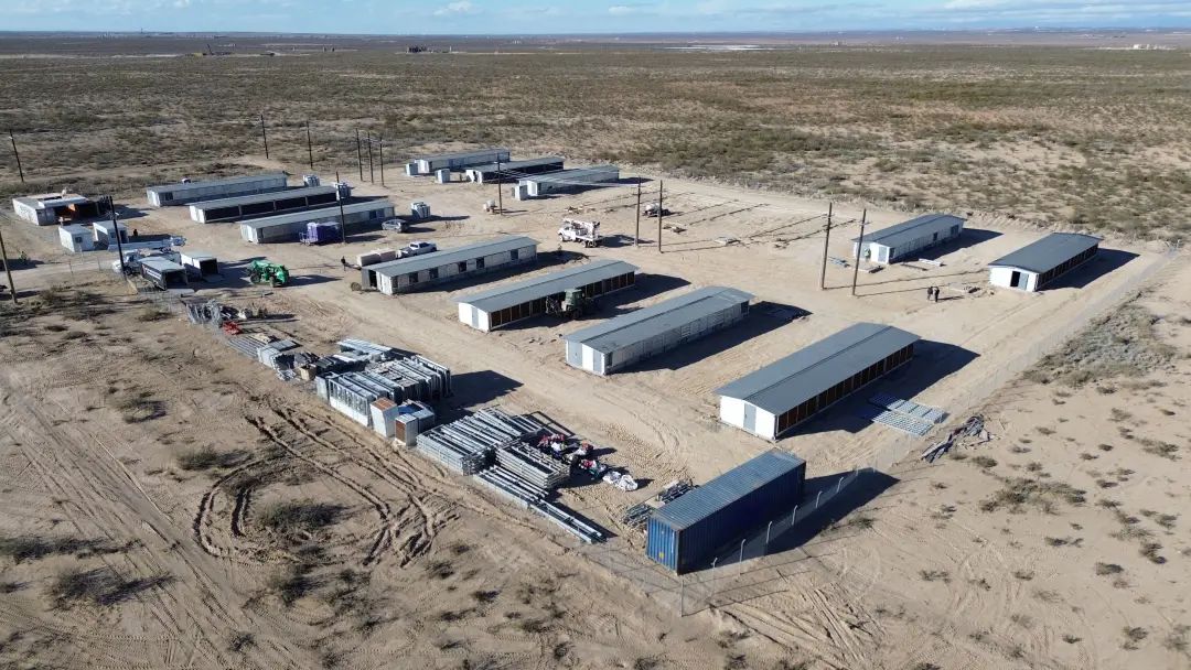 Canaan handout of Bitcoin mining fleet in Texas