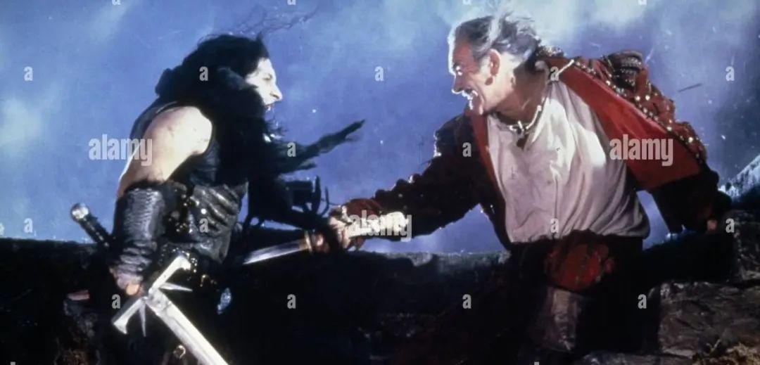 Highlander (1986) , Sean Connery , Clancy Brown Date: 1986 Stock Photo ...