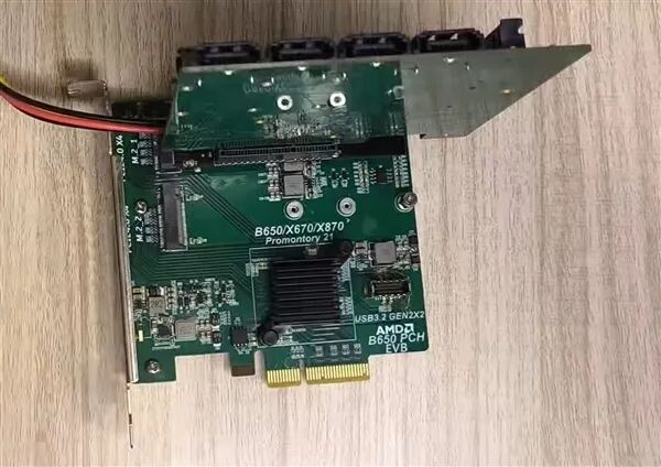 AMD 600/800芯片組竟然插在Intel 主板上！帶來更多M.2 、SATA、USB