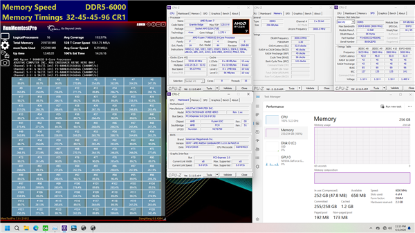 全球第一套！芝奇發布DDR5-6000 256GB超大容量內存