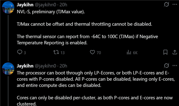 Intel Nova Lake沖上52核心！P、E、LPE核隨便開關