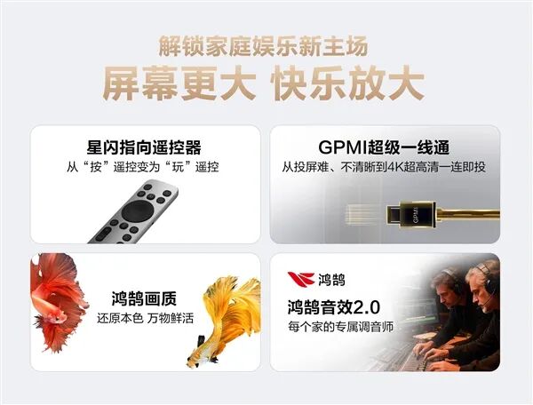 長虹、海思聯手！長虹星閃電視2.0發布：一根線搞定供電+4K傳輸