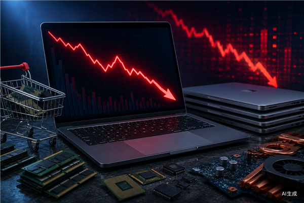 蘋(píng)果MacBook全面漲價(jià)！2026年全球筆記本出貨恐下跌13.6%