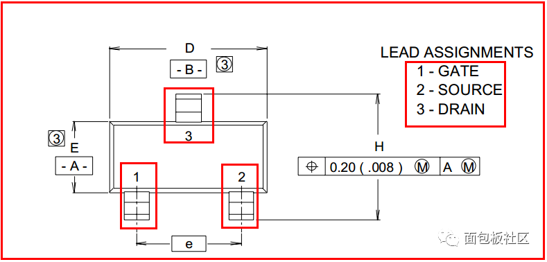 贴片场效应管管脚图图片