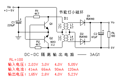DC - DC 隔离电源输出电路