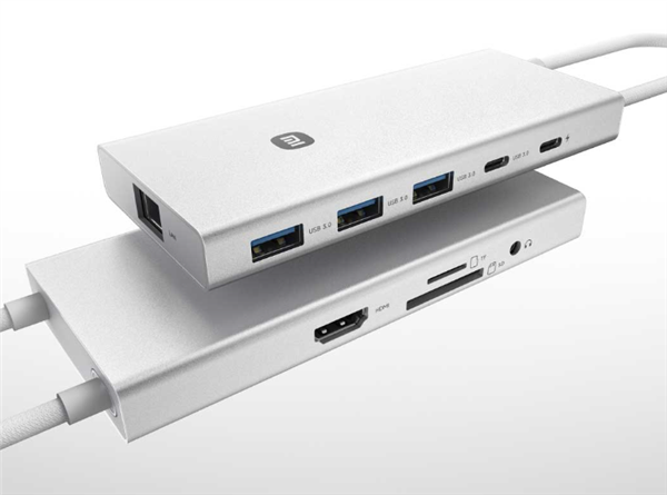 179元 小米Type-C十合一擴展塢發布：USB 3.0、100W快充