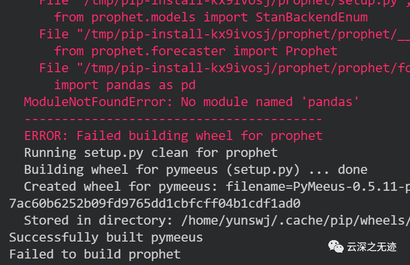 Prophet python 