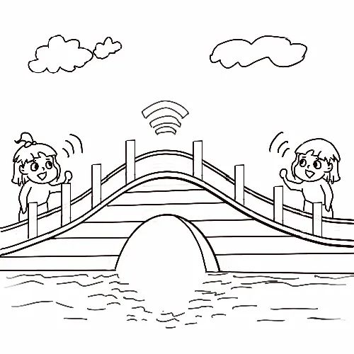 村里唯一的路被一条大河拦住了,村里村外沟通困难,飞鸽传书,直接渡河